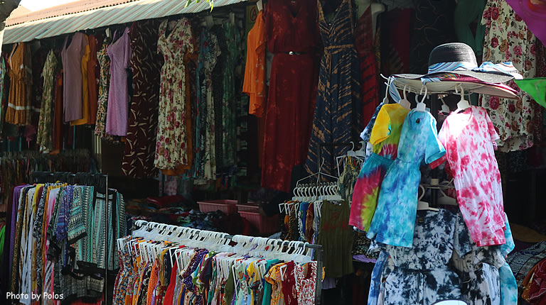 Sukawati Gifts Market Clothes Stall